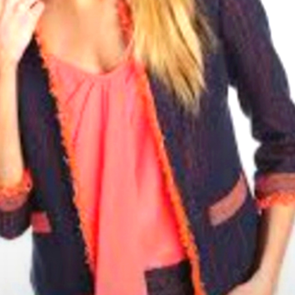 Trina Turk cropped blazer size 12